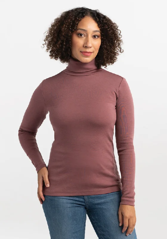 Cute Style Peyton Turtleneck - Wild Ginger