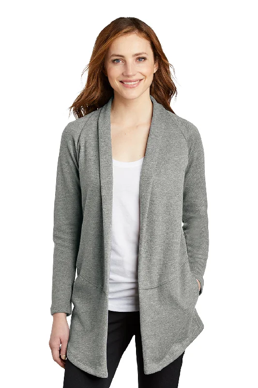 Relaxed Dresses Port Authority Womens Long Sleeve Cardigan Sweater - Heather Medium Grey Relaxed Dresses Port Authority Womens Long Sleeve Cardigan Sweater - Heather Medium Grey