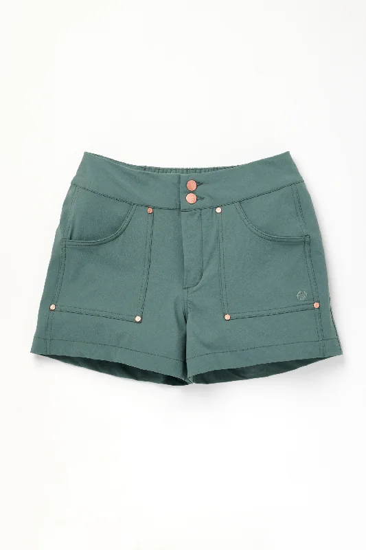 Relaxed And Casual Trek Shorts - Laurel