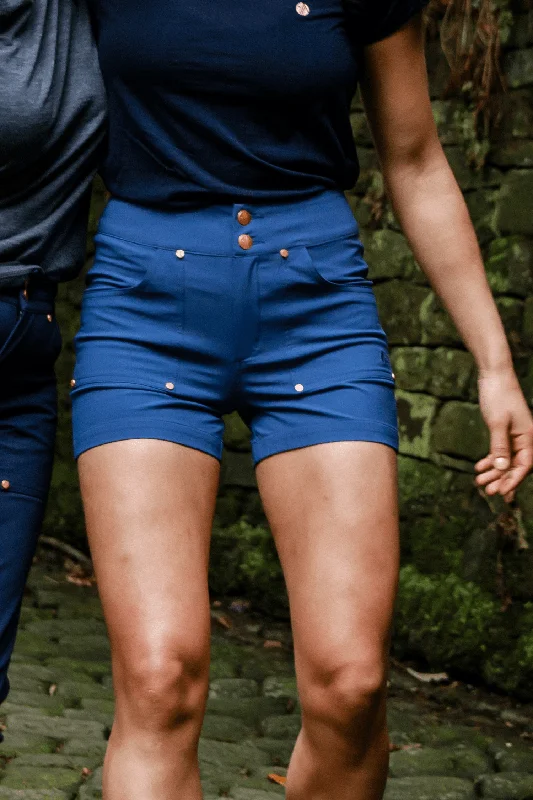 Fashionable Items Trek Shorts - Steel Blue
