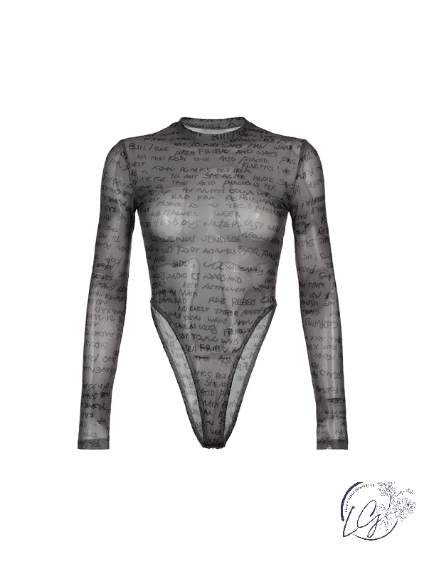 Fashion Must-have Trendsetter Mode Long Sleeve Bodysuit
