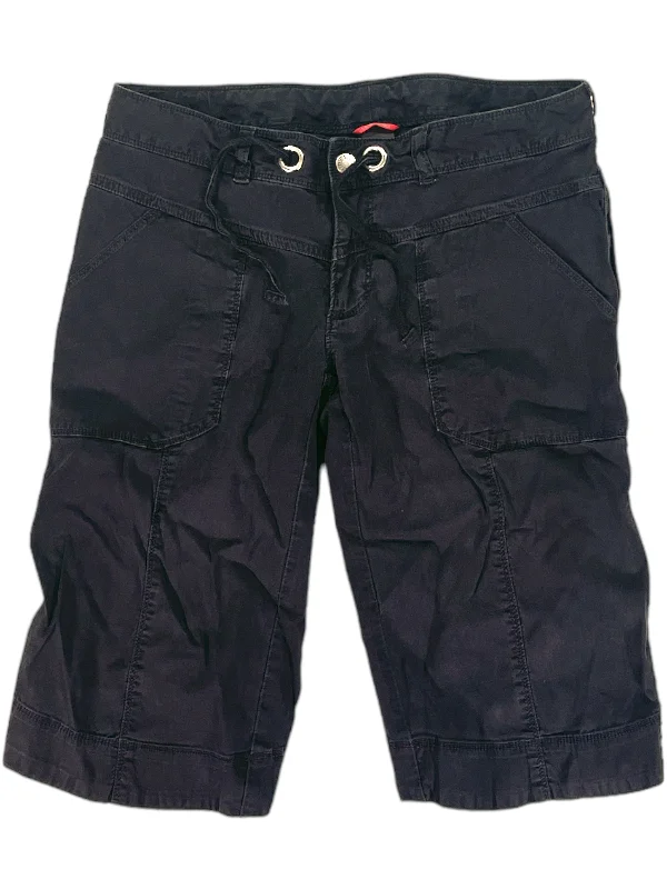 Comfortable down Womens Belted Capris